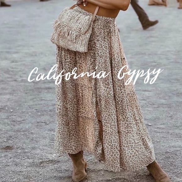 LAST ONE Leopard Ruched Skirt - Picture 15 of 16